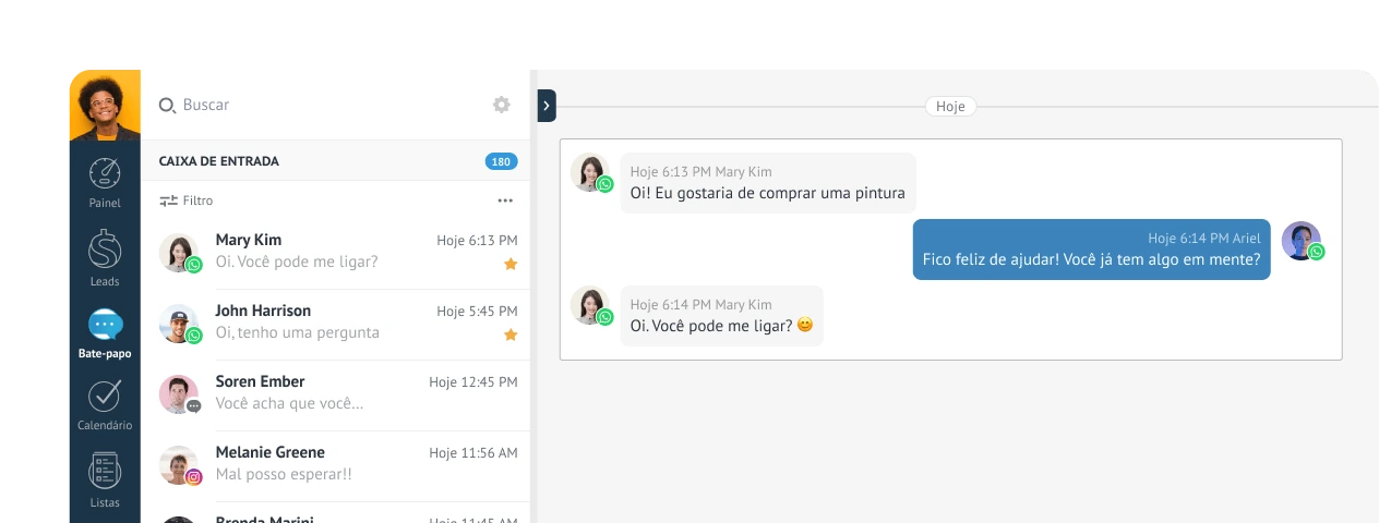 Inbox Unificado Kommo